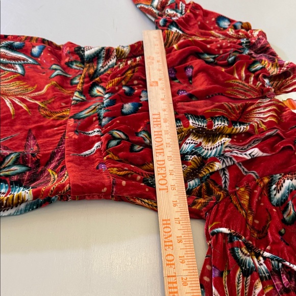 FARM Rio Red Floral Mini Dress - Picture 6 of 9